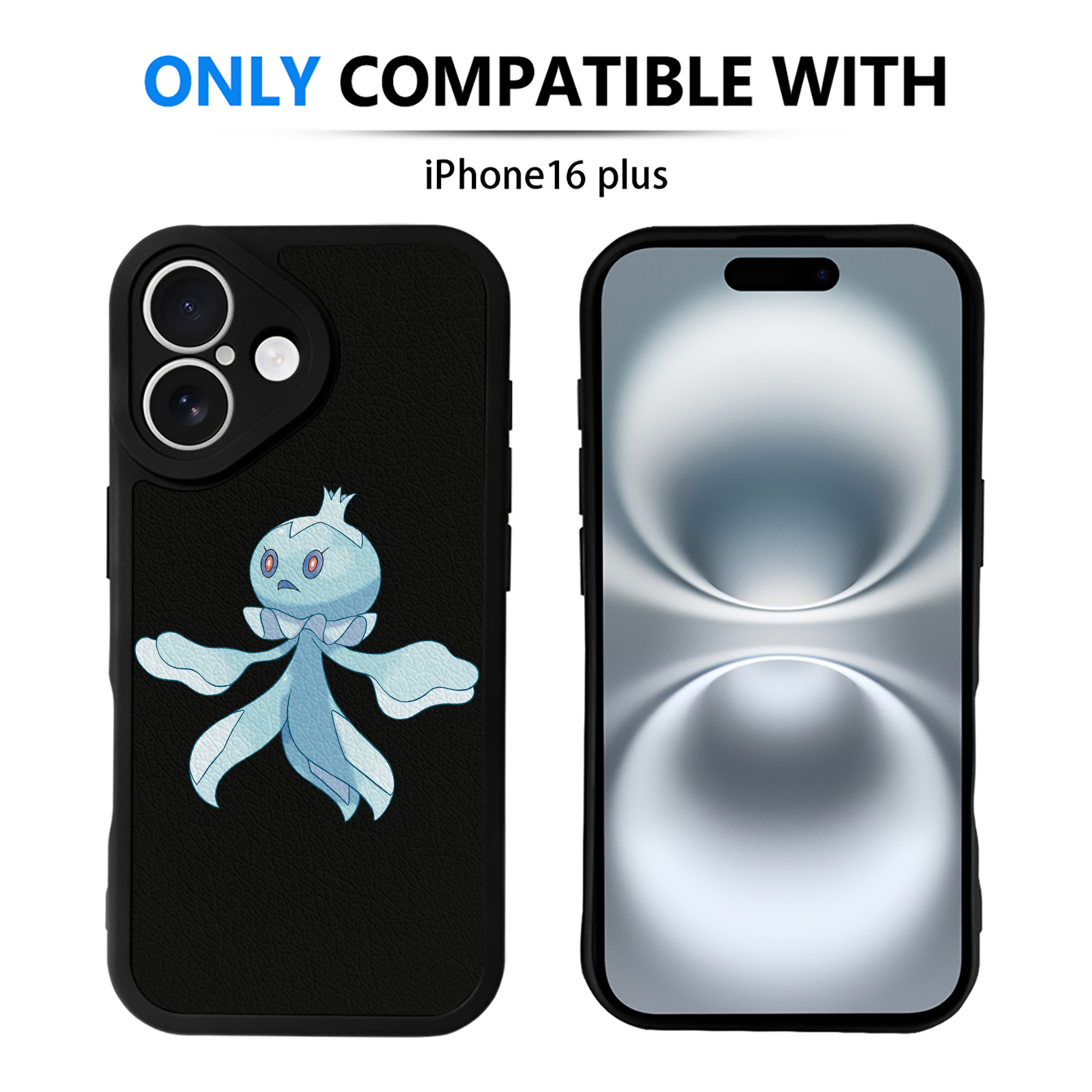 （画像用） ポケットモンスター Pokémon 【iPhone 16シリーズ対応】シリコンスマホケース（レザー調） 材質：シリコン